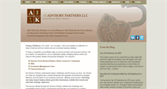 Desktop Screenshot of akadvisorypartners.com